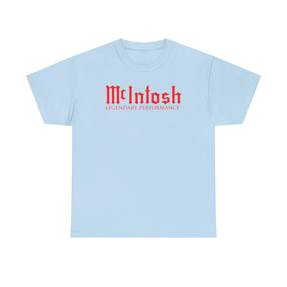 Stereo Home Theater Logo Unisex Heavy Cotton Tee T Shirt Light Blue